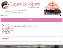 Tablet Screenshot of cupcake-store.nl